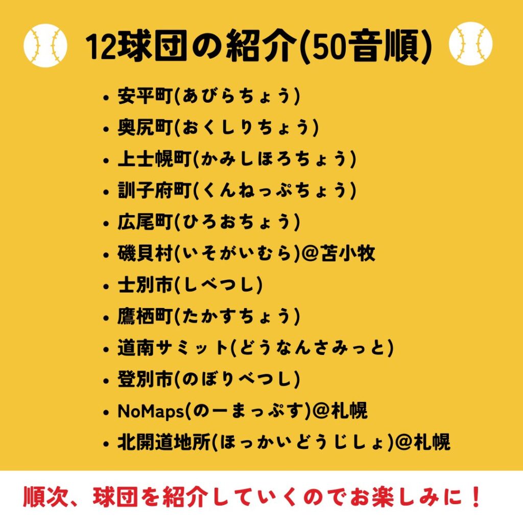 北海道移住ドラフト会議2024-25 12球団が決定！